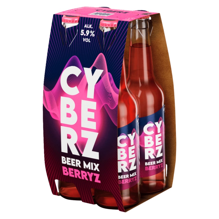 Cyberz Beer Mix Berryz 4x0,33l